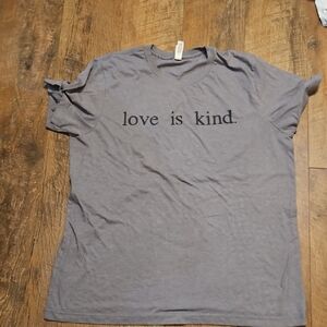 Gray 'Love is Kind' T-Shirt